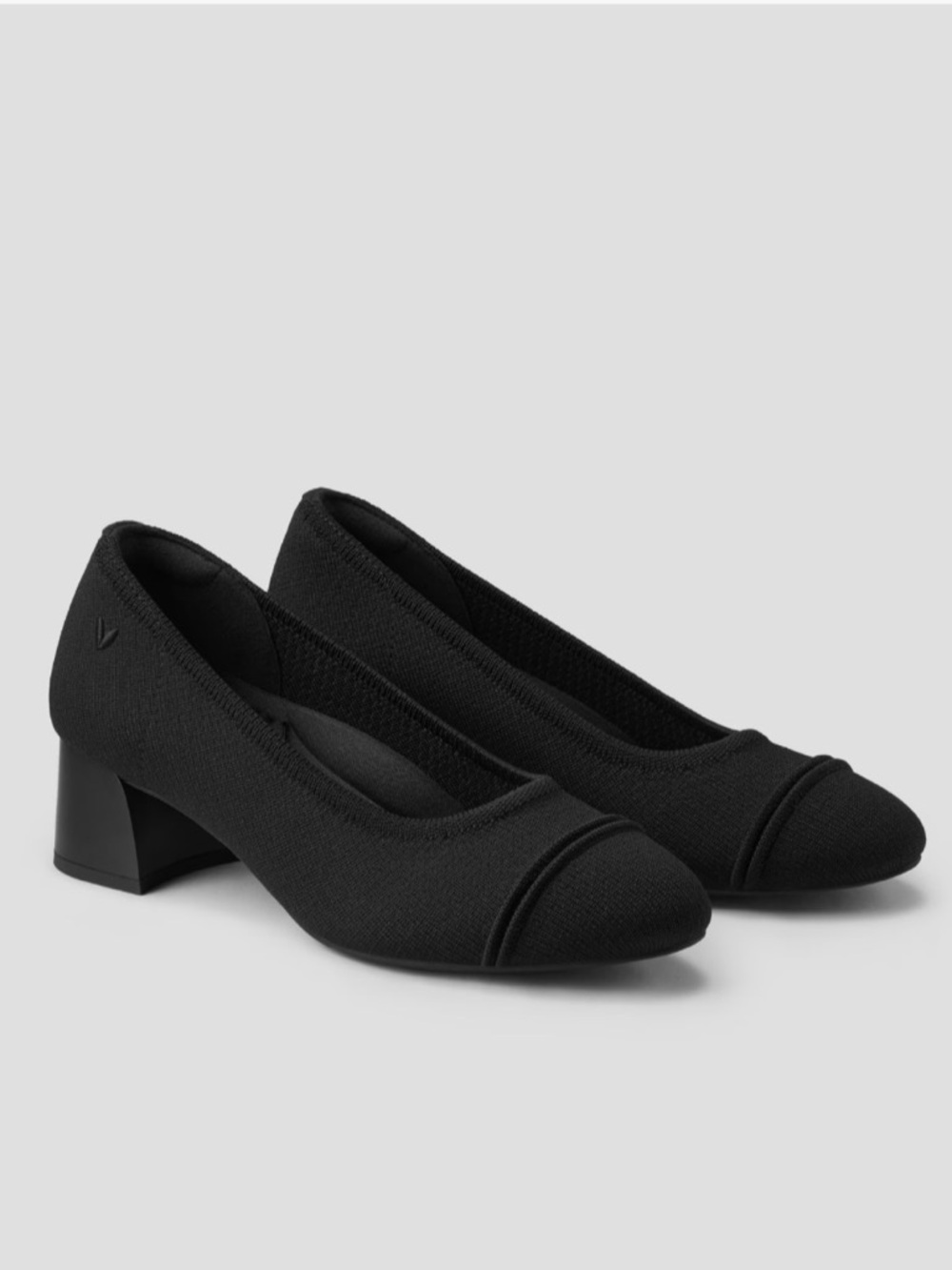 Vivaia Almond Toe Chunky Heels